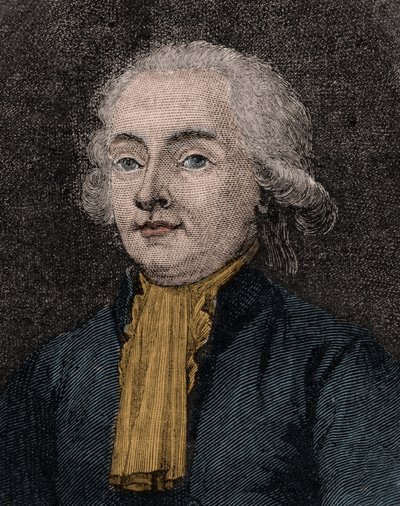 Rene Guy Kalapos francia politikus portréja alkotó: French School
