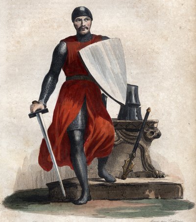 IV. Erős Róbert (Rutpert) (815-866 körül), Orléans grófjának portréja. alkotó: French School