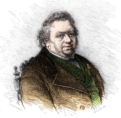 Saintine portréja (Xavier Boniface de Saintine alkotó: French School