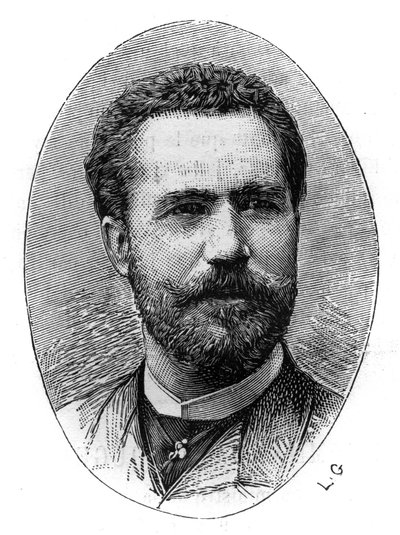 Sebastian Julian Gayarre Garjon (1844-1890) spanyol tenor portréja. Metszet a „” The Illustrated World”-ben, március 20 alkotó: French School