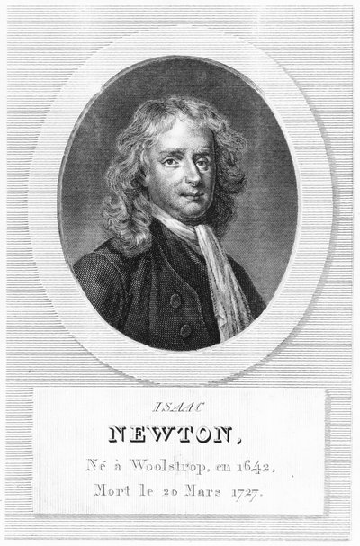 Sir Isaac Newton (1642-1727) portréja alkotó: French School