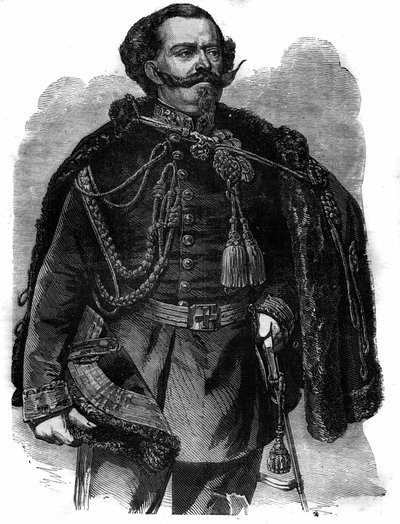 Victor Emmanuel portréja (Vittorio Emanuele II di Savoia vagy Victor-Emmanuel alkotó: French School
