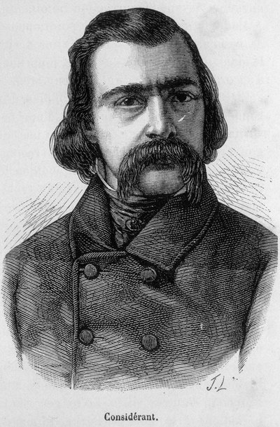 Victor Recital (1808-1893) francia filozófus és közgazdász portréja – Henri Martin „L