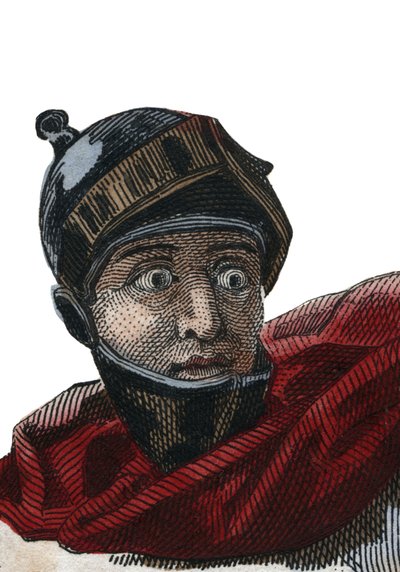 I. Hódító Vilmos (1027-1087), Normandia hercegének és Anglia első normann királyának portréja. alkotó: French School
