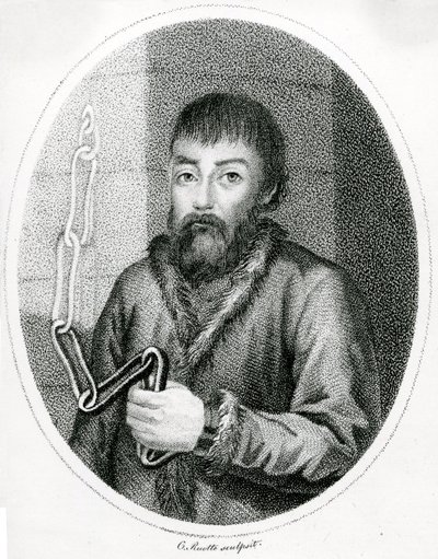 Emelyan Pugachev portréja, 18tn Centura alkotó: French School