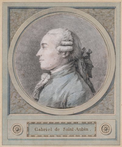 Férfiportré, állítólag Clodion szobrász (1738-1814), 18. század vége (fekete, vörös és kék kréta) alkotó: French School