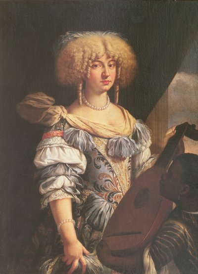 Mór oldalas nő portréja alkotó: French School