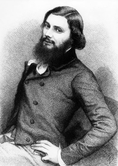 Egy fiatal Gustave Courbet portréja, 1840 körül alkotó: French School