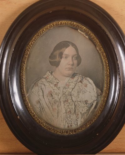 Ismeretlen nő portréja, 1850 (színes dagerrotípia) alkotó: French School