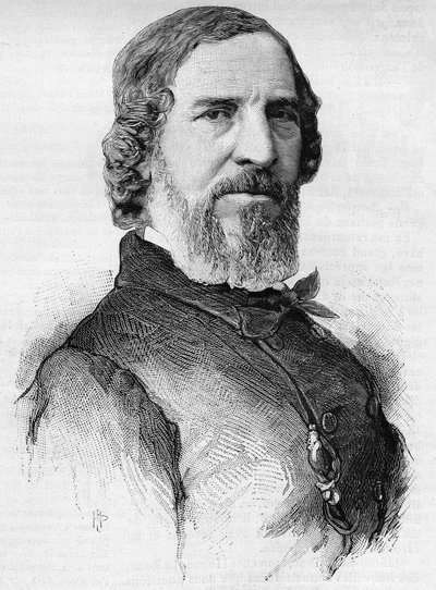 Hugues Bouffe (1800-1888) francia színész portréja. alkotó: French School