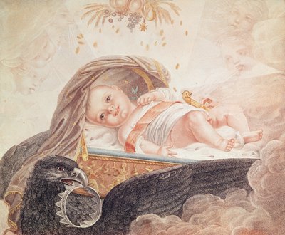 II. Napóleon (1811-32) római király portréja 1811 körül alkotó: French School
