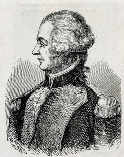 Jouffroy márki (1751 - 1832) portréja - a Tudományos albumban; jeles tudósok; Nagy felfedezések””” 1896. alkotó: French School