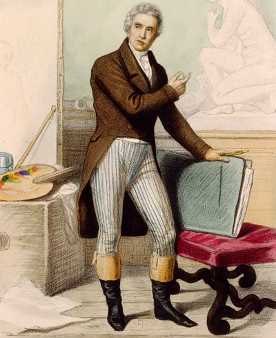 Jacques-Louis David festő portréja alkotó: French School