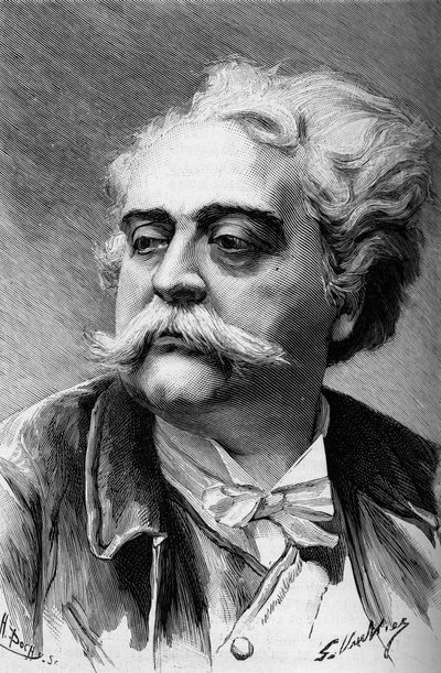 Albert Ernest Carrier Belleuse (1824-1887) festő és szobrász portréja az Illustrous World 1887-ben. alkotó: French School