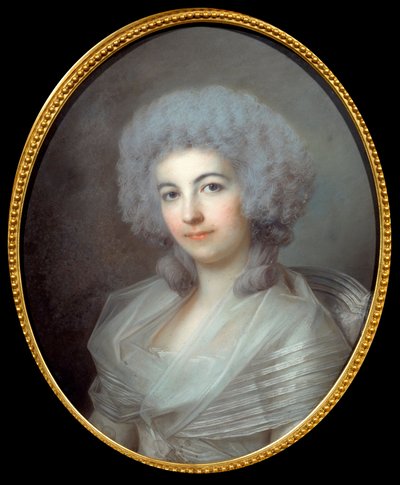 Pierre Choderlos de Laclos feleségének portréja Festmény a 18. századi francia iskola pasztelljével. Nap. 0,55x0,45 m Amiens-i Picardie Múzeum alkotó: French School