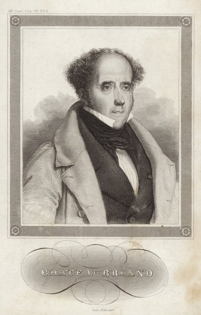 De Chateaubriand vikomt portréja alkotó: French School