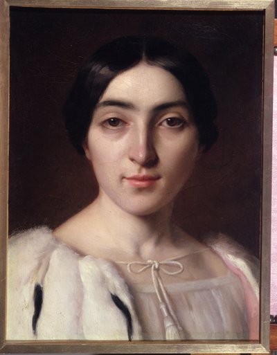 Feltehetően Adele Hugo portréja (1830-1915) alkotó: French School