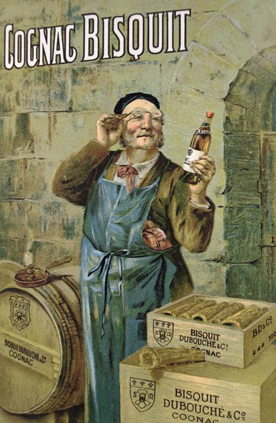 Bisquit Cognac reklámplakát alkotó: French School