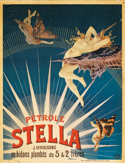 Stella benzint reklámozó plakát, 1897 alkotó: French School