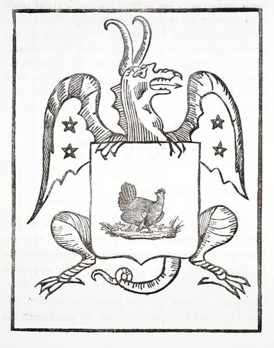 Poule Noire, előlap, The Red Dragon alkotó: French School