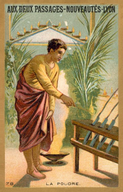 por (chromolitho) alkotó: French School