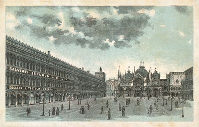 Salviati Jesurum & Co helyiségei, Velence (chromolitho) alkotó: French School