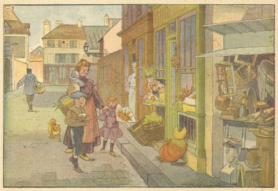Parti előkészületek (színes litho) alkotó: French School
