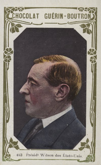 Wilson amerikai elnök (színes fotó) alkotó: French School