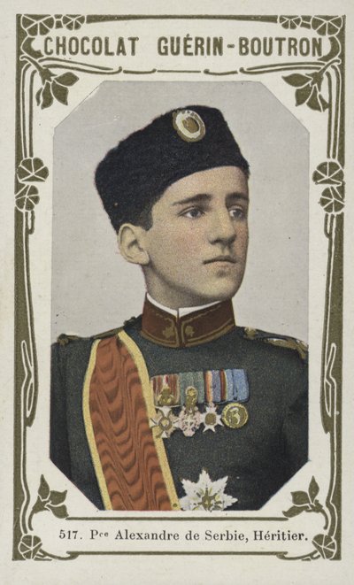 Sándor szerb herceg, örökös (színes fotó) alkotó: French School