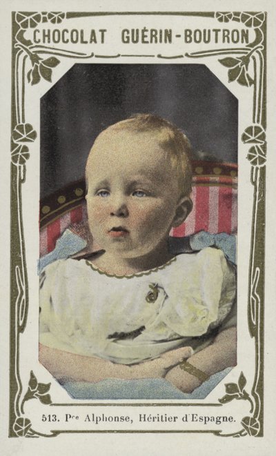 Prince Alphonse, Heritier dEspagne (színes fotó) alkotó: French School