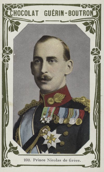 Miklós görög herceg (színes fotó) alkotó: French School