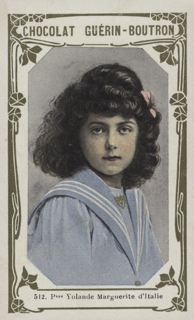 Yolande Marguerite olasz hercegnő (színes fotó) alkotó: French School