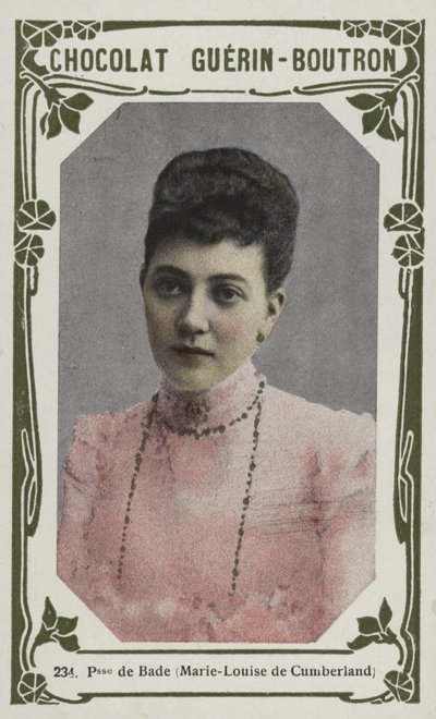 Badeni hercegnő, Marie-Louise of Cumberland (színes fotó) alkotó: French School