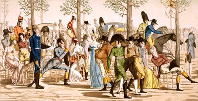 Longchamps-i sétány, 1802 alkotó: French School