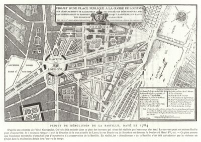 Javaslatok XVI. Lajos francia dicsőségére szentelt köztér kialakítására, Párizs, 1784 alkotó: French School