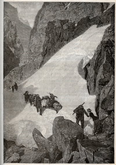 Pireneusok - a Pic du Midi felemelkedése - "" PATRIE" metszet - PIQUE FRANCIAORSZÁG LEÍRÁSA 6 KÖTETÉSBEN LUCIEN HUARD - 19. század vége alkotó: French School