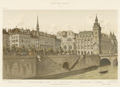 Quai aux Fleurs, 1855 alkotó: French School