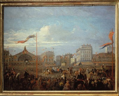 Viktória királynő (1819-1901) Megérkezik a Gare de l