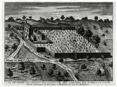 Rabelais, La Devinière: Rabelais szülőhelye. alkotó: French School