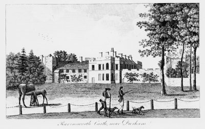 Ravensworth kastély Durham közelében, 19. század alkotó: French School