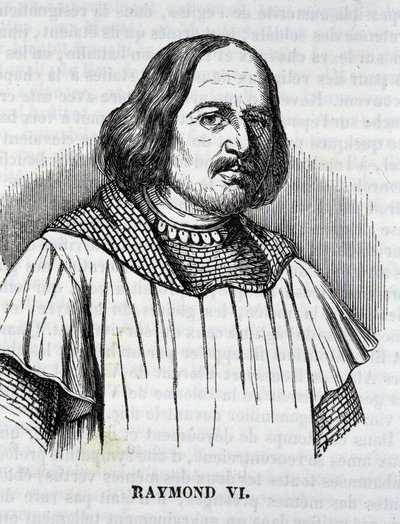 Raymond VI a „Dél mozaikjában”, Toulouse alkotó: French School