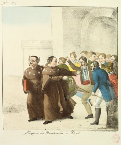 Misszionáriusok fogadása Brestben alkotó: French School