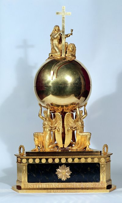A Töviskorona ereklyetartója, 1804. október 26. (arany) alkotó: French School