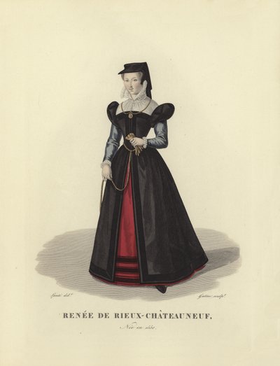 Renee de Rieuf, La Belle Chateauneuf alkotó: French School