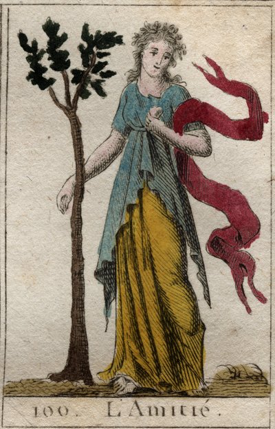 A barátság ábrázolása. Pierre Blanchard „Az ifjúság mitológiájából”, 1803. alkotó: French School