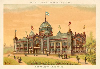 Argentin Köztársaság, Egyetemes Kiállítás 1889, Párizs alkotó: French School