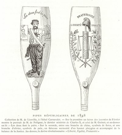 Republikánus csövek, 1848-as forradalom, Franciaország alkotó: French School