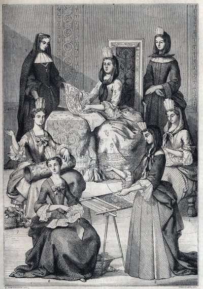 Saint Cyr bentlakásos iskola (Saint-Cyr) alkotó: French School