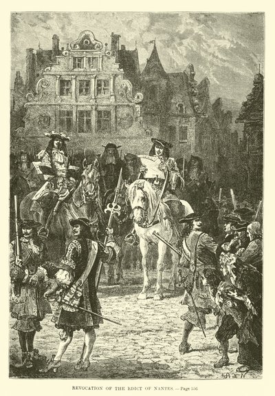 A nantes-i ediktum visszavonása alkotó: French School