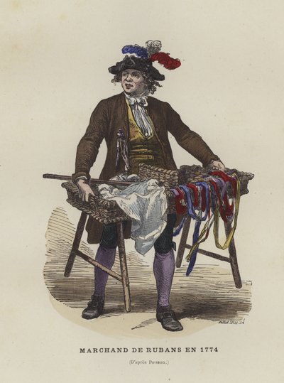 Szalagárus, 1774 alkotó: French School